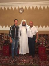 Dr. Johan & his son with Dr. Abdullah Abu-Eshy